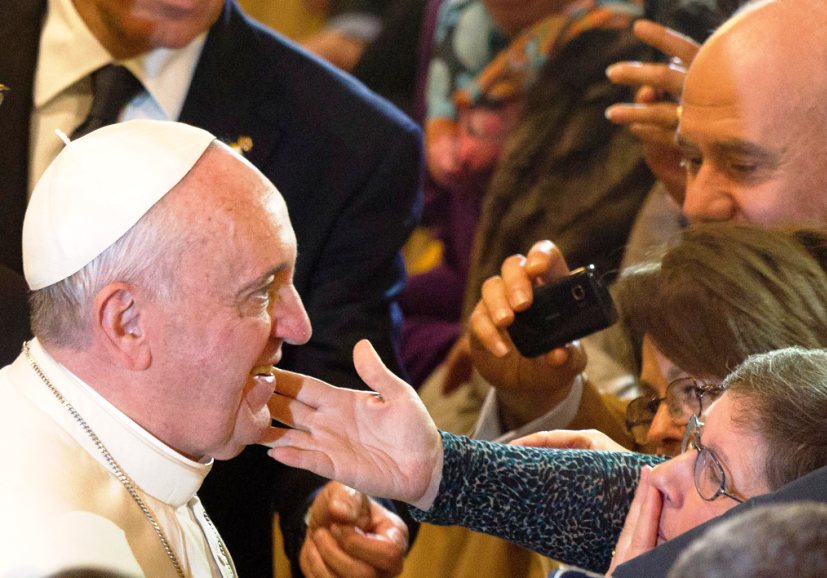 Encontro do Papa com vítimas da Mafia (imagem de arquivo)