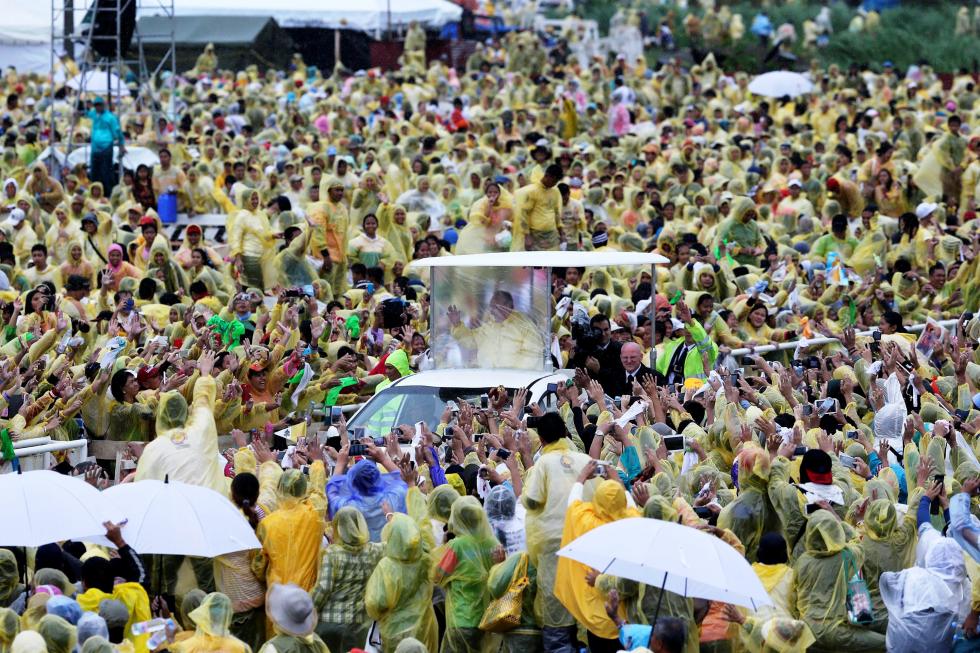 Papa Francisco em Tacloban. Foto: Lusa
