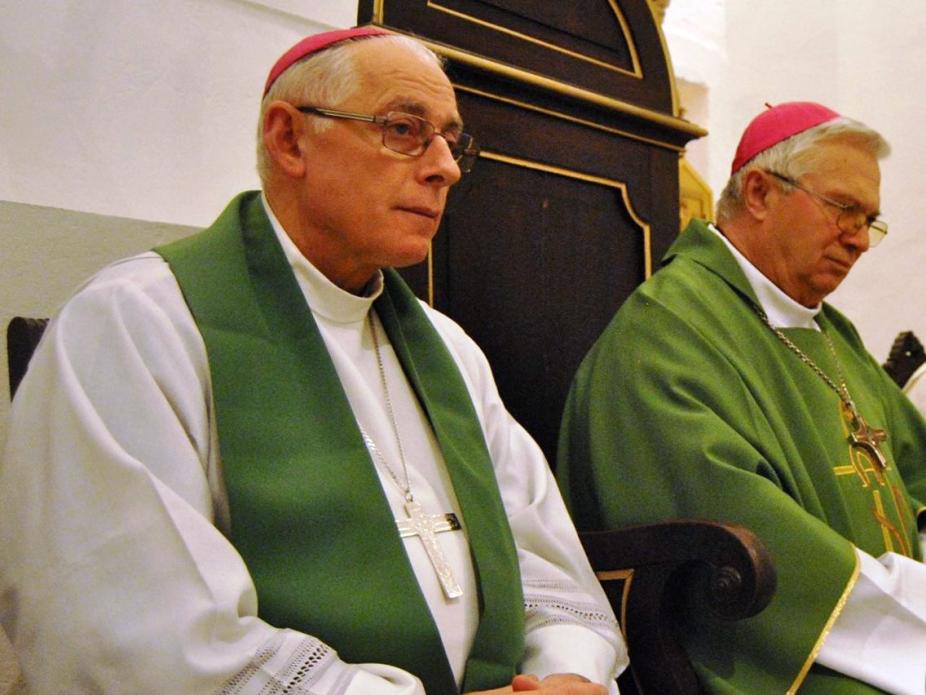 D. João Marcos e D. António Vitalino (Foto: Diocese de Beja)