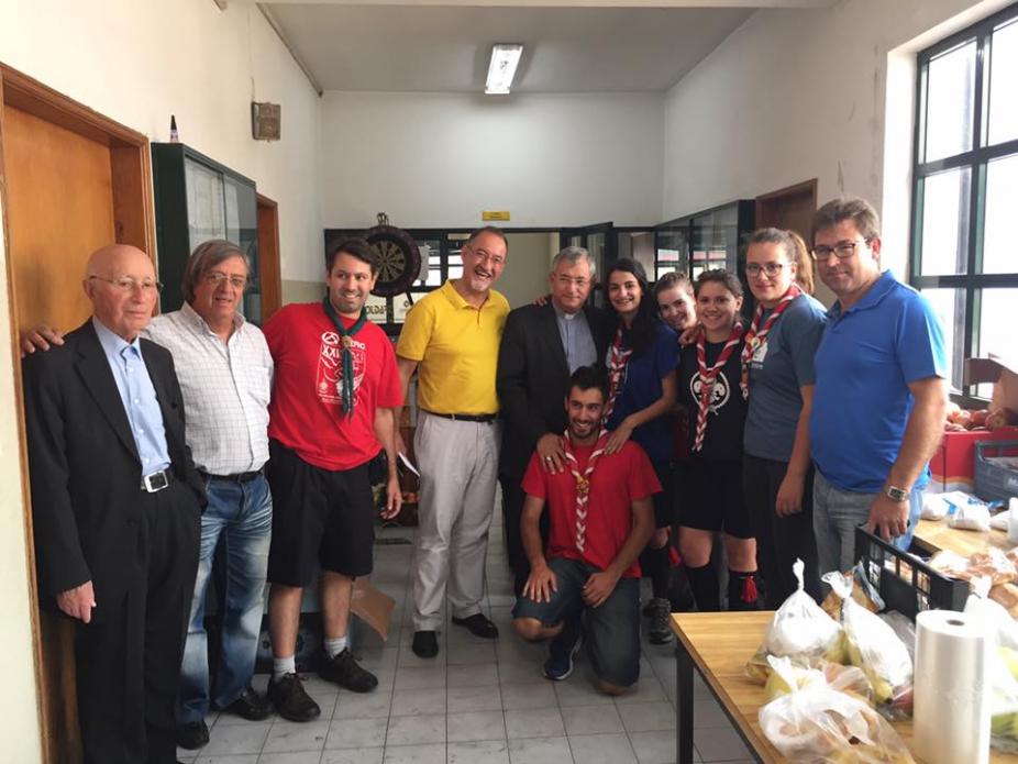DR - Bispo de Aveiro visitou o quartel de Bombeiros de Águeda