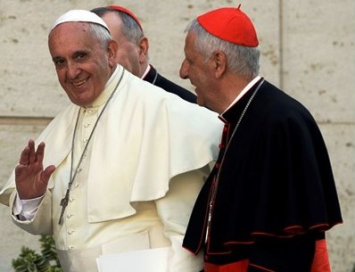 Papa Francisco com o cardeal Giuseppe Versaldi (RV)