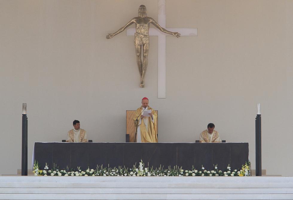 Arlindo Homem/AE, D. Ângelo Vincenzo Zani na homilia da Missa de 13 de agosto
