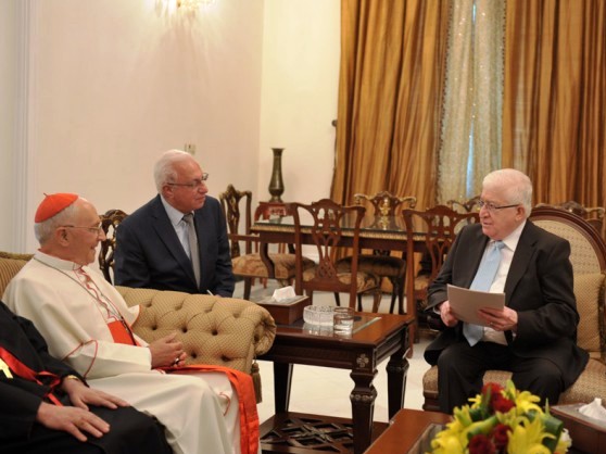 Entrega da carta do Papa ao presidente do Iraque