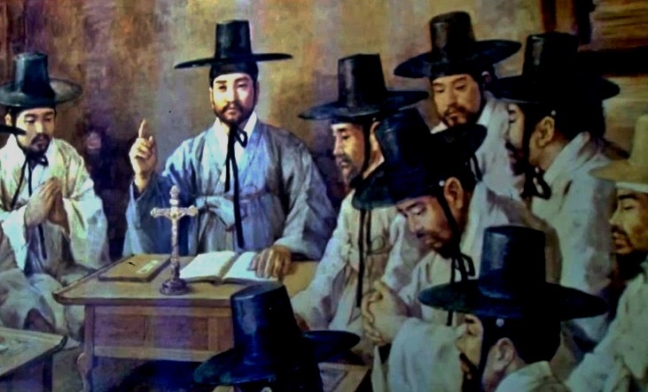 Representação de mártires da Coreia