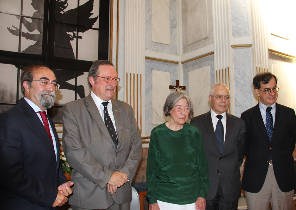 LFS/Agência Ecclesia - José Carlos Seabra Pereira, António Vaz Pinto, Lourdes Castro, João Aguiar Campos e Guilherme d'Oliveira Martins