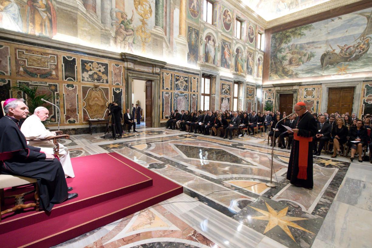 Foto Lusa, Audiência da UCP no Vaticano