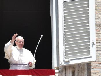 Recitação do Regina Coeli, Vaticano, 14.05.2017. Foto: Lusa