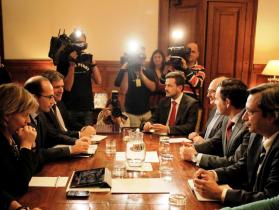 Reunião para apresentação das linhas gerais da proposta de Orçamento do Estado para 2015 (Lusa)