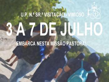 Foto: Do cartaz missão pastoral Juventude Eucarística Franciscana