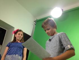 Agência ECCLESIA/Maria e Miguel, nas gravações do Programa Ecclesia