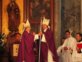 D. António de Sousa Braga (E) e D. João Lavrador (D) (Foto: LFS/Agência ECCLESIA)