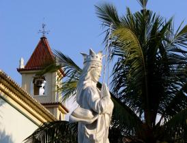 J. Patrick Fischer - Estátua de Nossa Senhora da Conceição na Igreja de Balide, em Díli.