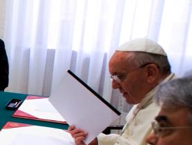 Papa Francisco nos trabalhos do C9 (OR)