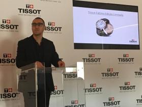 Marco Daniel Duarte na apresentação do relógio «Tissot Fátima»