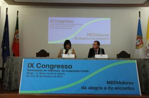 PR/Agência Ecclesia - Felisbela Lopes, professora na Universidade do Minho, e Damião Pereira, diretor do Diário do Minho