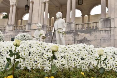 Foto João Fernandes, Francisco e Jacinta Marto