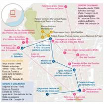 Mapa LisbonWeek Lumiar 2017