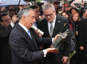 Marcelo Rebelo de Sousa em Ganfei, PR/Agência ECCLESIA