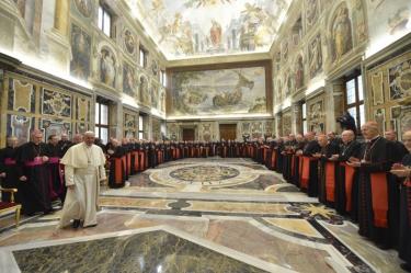 Foto vatican.va, Encontro de Natal do Papa com a Cúria Romana