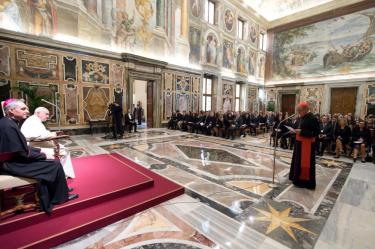 Foto Lusa, Audiência da UCP no Vaticano