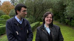 Missionário espiritano Miguel Ribeiro e leiga Cooperadora da Família Elisabete Puga