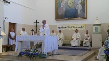 Celebração na igreja paroquial de Fátima